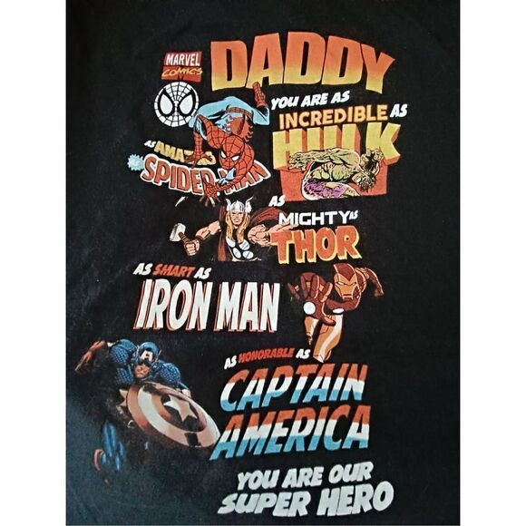 Daddy Marvel Men's T-shirt size XL - Picture 2 of 2